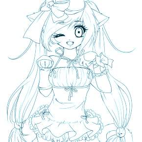 Раскраска Аниме