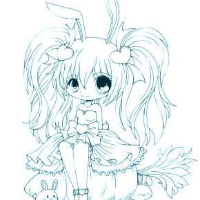 Раскраска Аниме