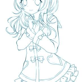 Раскраска Аниме