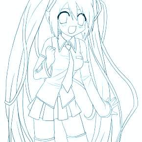 Раскраска Аниме