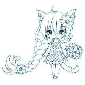 Раскраска Аниме