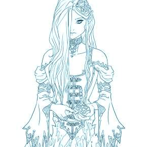 Раскраска Аниме