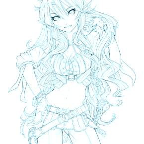 Раскраска Аниме