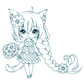 Раскраска Аниме