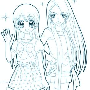 Раскраска Аниме