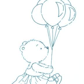 Раскраска Воздушные шары Раскраска Воздушные шары