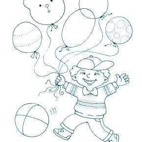 Раскраска Воздушные шары Раскраска Воздушные шары