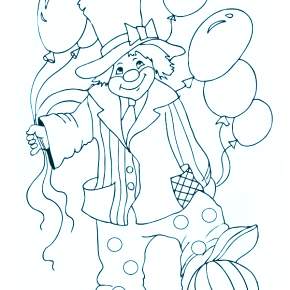 Раскраска Воздушные шары Раскраска Воздушные шары