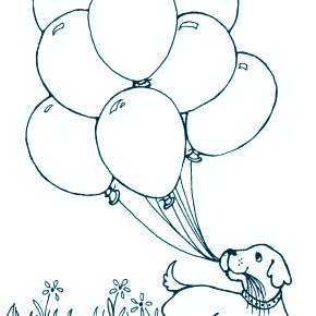 Раскраска Воздушные шары Раскраска Воздушные шары