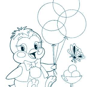 Раскраска Воздушные шары Раскраска Воздушные шары