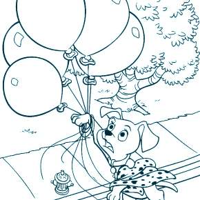 Раскраска Воздушные шары Раскраска Воздушные шары