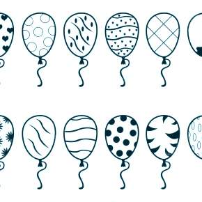 Раскраска Воздушные шары Раскраска Воздушные шары