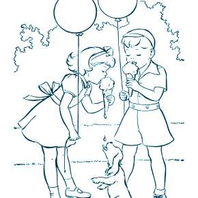 Раскраска Воздушные шары Раскраска Воздушные шары
