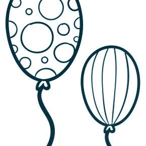 Раскраска Воздушные шары Раскраска Воздушные шары