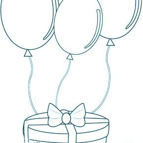 Раскраска Воздушные шары Раскраска Воздушные шары