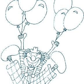 Раскраска Воздушные шары Раскраска Воздушные шары