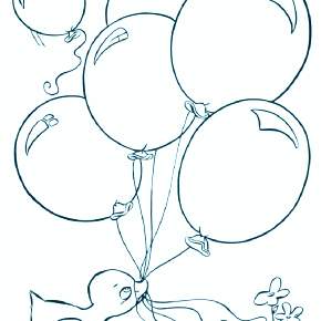 Раскраска Воздушные шары Раскраска Воздушные шары