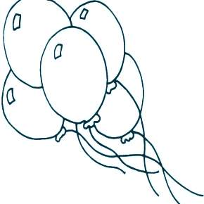 Раскраска Воздушные шары Раскраска Воздушные шары