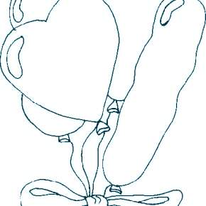 Раскраска Воздушные шары Раскраска Воздушные шары