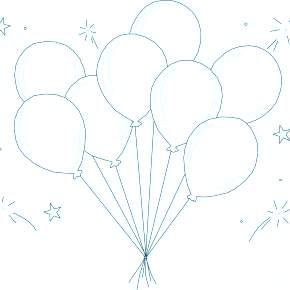 Раскраска Воздушные шары Раскраска Воздушные шары