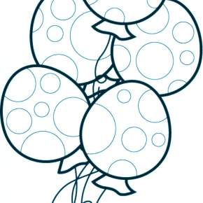 Раскраска Воздушные шары Раскраска Воздушные шары