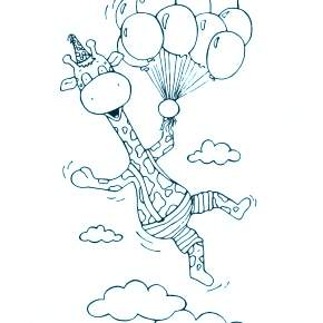 Раскраска Воздушные шары Раскраска Воздушные шары