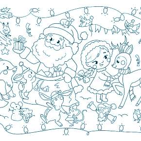 Раскраска Дед Мороз и Снегурочка Раскраска Дед Мороз и Снегурочка