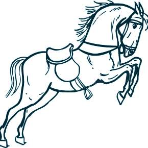 Раскраска Лошадки