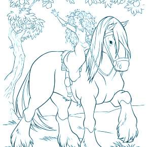 Раскраска Лошадки