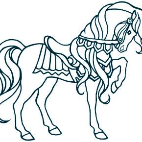 Раскраска Лошадки