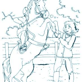 Раскраска Лошадки
