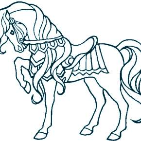 Раскраска Лошадки