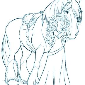Раскраска Лошадки