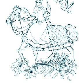 Раскраска Лошадки