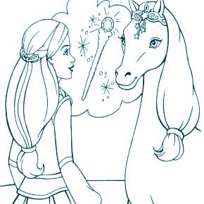 Раскраска Лошадки