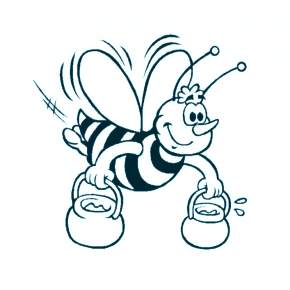 Раскраска Пчелка Майя Раскраска Пчелка Майя