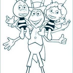 Раскраска Пчелка Майя Раскраска Пчелка Майя