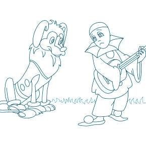 Раскраска Буратино Раскраска Буратино