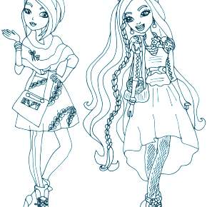 Раскраска Эвер Афтер Хай Раскраска Эвер Афтер Хай