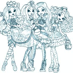 Раскраска Эвер Афтер Хай Раскраска Эвер Афтер Хай