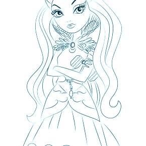 Раскраска Эвер Афтер Хай Раскраска Эвер Афтер Хай