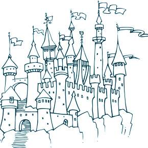 Раскраска Замок