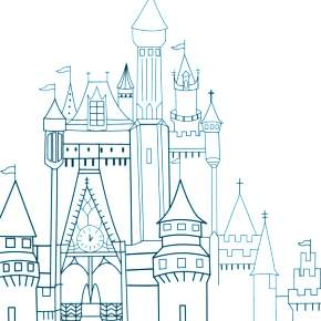 Раскраска Замок