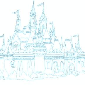 Раскраска Замок