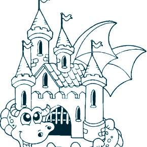 Раскраска Замок