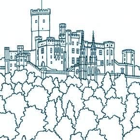 Раскраска Замок