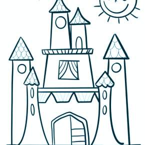 Раскраска Замок