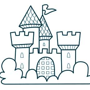 Раскраска Замок