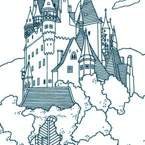 Раскраска Замок