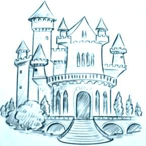 Раскраска Замок